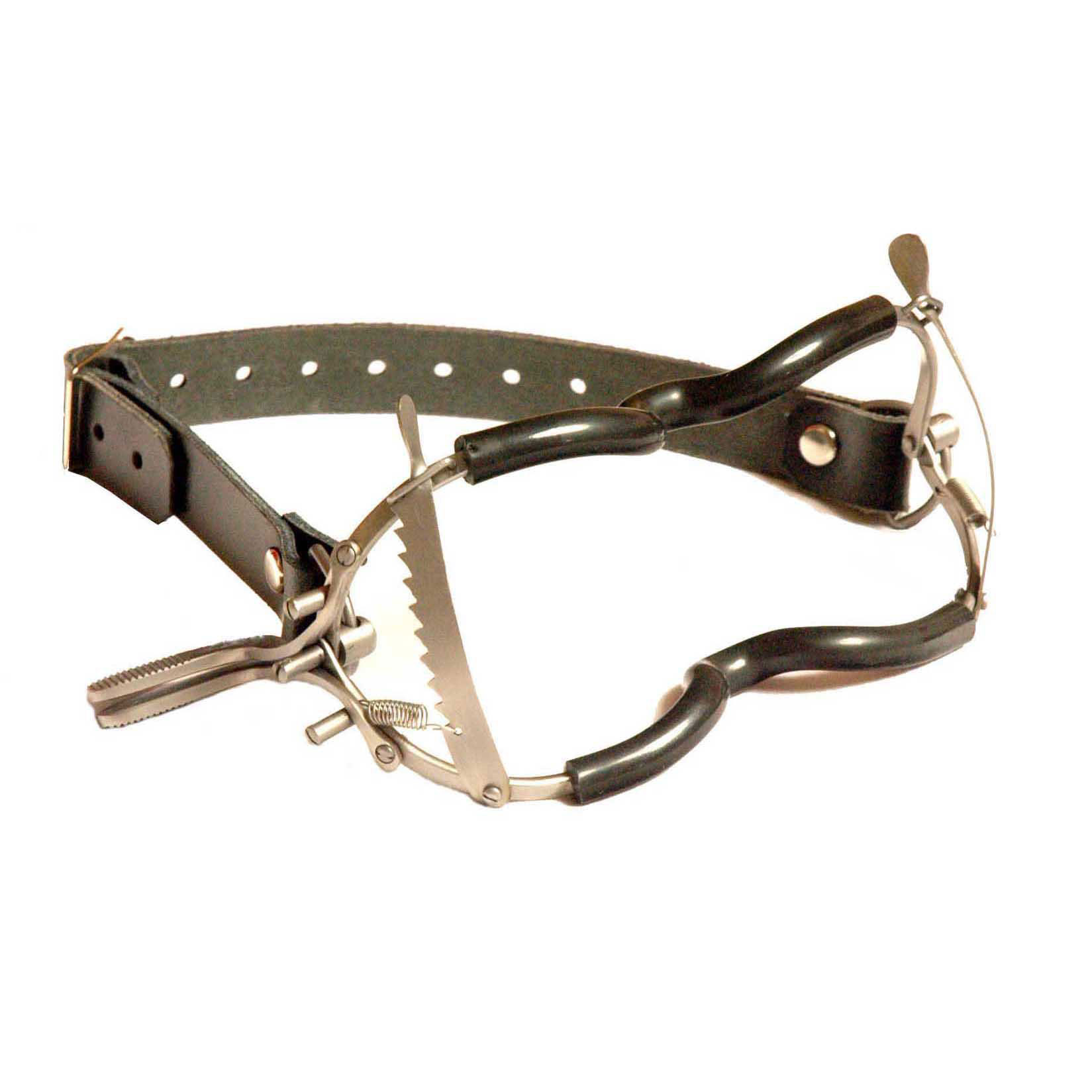 Whitehead PVC Coated Dental Gag with Leather Buckle Strap